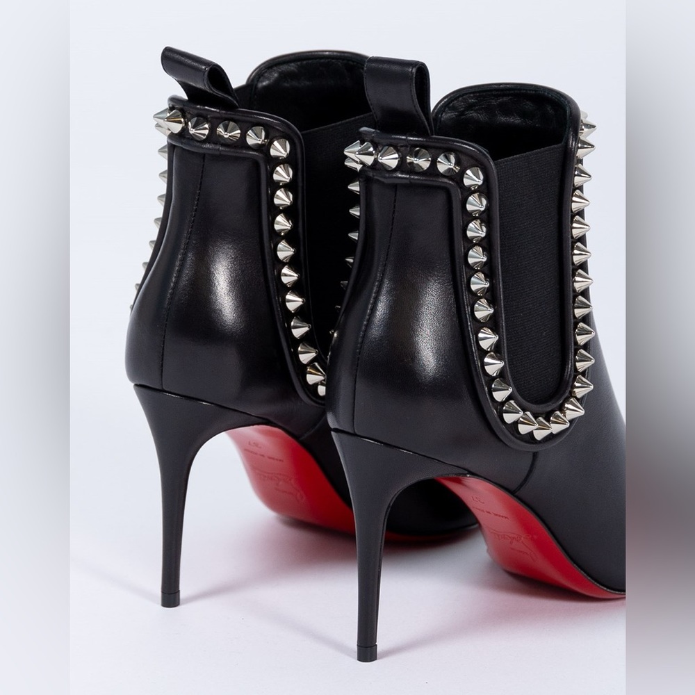 Christian Louboutin - Capaboot 85mm Spiked Napa Stiletto Ankle Boot - Picture 2 of 16